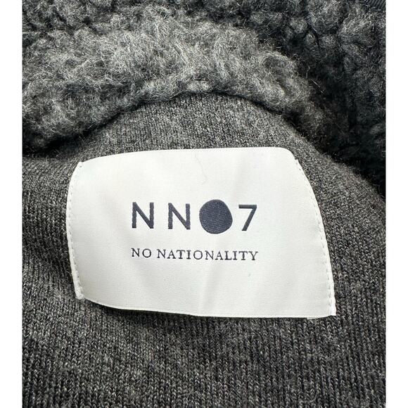 NN07 No Nationality Morten Sherpa Men's Size XXL Wool Fleece Jacket Dark Army - Picture 6 of 10